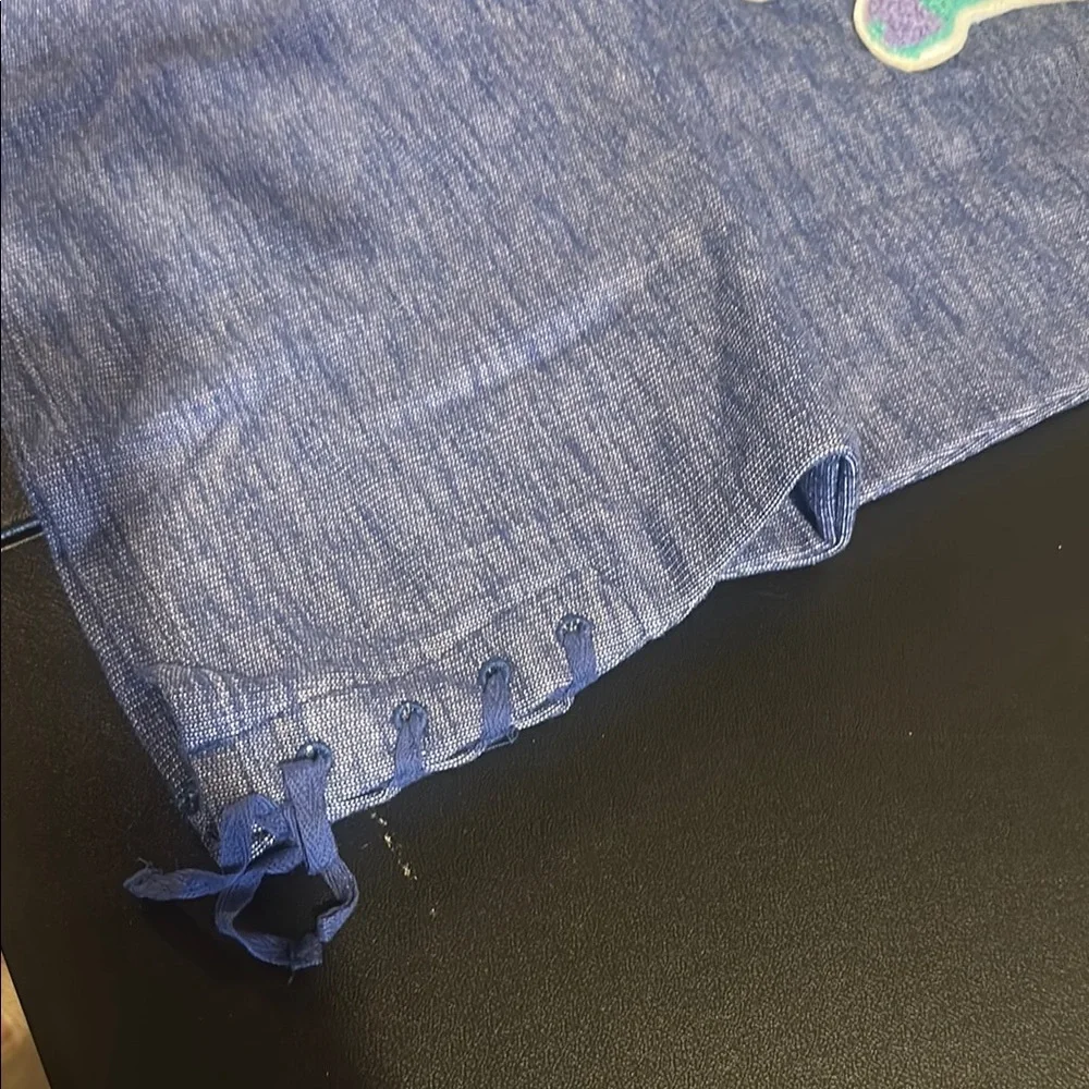 Cat & Jack Blue Kids dress with Colorful Cat Design